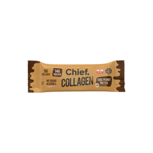 Load image into Gallery viewer, Chief. Nutrition Choc Peanut Butter Collagen Bar Single Get Buy Gamer Fuel GFuel Gamer Supps New Zealand Auckland Hamilton Wellington Christchurch