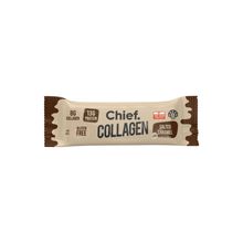 Load image into Gallery viewer, Chief. Nutrition Salted Caramel Collagen Bar Single Get Buy Gamer Fuel GFuel Gamer Supps New Zealand Auckland Hamilton Wellington Christchurch