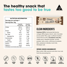 Load image into Gallery viewer, Chief. Nutrition Salted Caramel Collagen Bar Single Get Buy Gamer Fuel GFuel Gamer Supps New Zealand Auckland Hamilton Wellington Christchurch