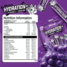 Load image into Gallery viewer, Nexus Nutrition Hydration+ Grape Single Serve Get Buy Gamer Fuel GFuel Gamer Supps New Zealand Auckland Hamilton Wellington Christchurch