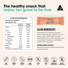 Load image into Gallery viewer, Chief. Nutrition Hazelnut Brownie Collagen Bar Single Get Buy Gamer Fuel GFuel Gamer Supps New Zealand Auckland Hamilton Wellington Christchurch