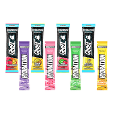 Load image into Gallery viewer, Ghost Hydration Kiwi Strawberry Single Serve Get Buy Gamer Fuel GFuel Gamer Supps New Zealand Auckland Hamilton Wellington Christchurch