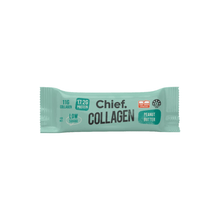 Load image into Gallery viewer, Chief. Nutrition Peanut Butter Collagen Bar Single Get Buy Gamer Fuel GFuel Gamer Supps New Zealand Auckland Hamilton Wellington Christchurch