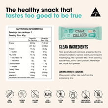 Load image into Gallery viewer, Chief. Nutrition Peanut Butter Collagen Bar Single Get Buy Gamer Fuel GFuel Gamer Supps New Zealand Auckland Hamilton Wellington Christchurch