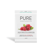 Load image into Gallery viewer, PURE Electrolyte Hydration Real Raspberries Energy Get Buy Gamer Fuel GFuel New Zealand Auckland Hamilton Wellington Christchurch