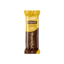 Load image into Gallery viewer, Chief. Nutrition Choc Lemon Coconut Thankful Bar Single Get Buy Gamer Fuel GFuel Gamer Supps New Zealand Auckland Hamilton Wellington Christchurch