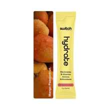 Load image into Gallery viewer, Switch Nutrition Mango Passionfruit Hydration Single Serve Get Buy Gamer Fuel GFuel Gamer Supps New Zealand Auckland Hamilton Wellington Christchurch