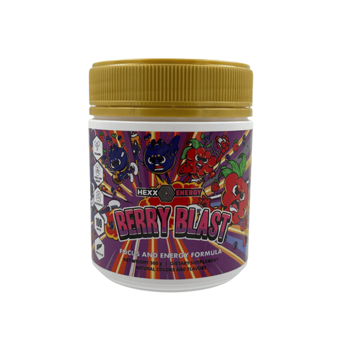 Hexx Energy Berry Blast PikPok Get Buy Gamer Fuel GFuel Gamer Supps New Zealand Auckland Hamilton Wellington Christchurch