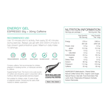 Load image into Gallery viewer, PURE Energy Gels Espresso Coffee Supreme Get Buy Gamer Fuel GFuel New Zealand Auckland Hamilton Wellington Christchurch